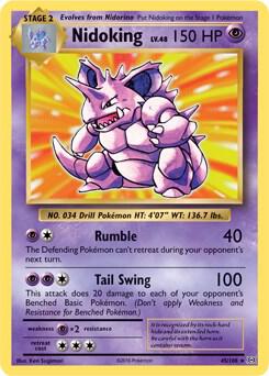Nidoking - 45/108 (XY Evolutions) card from Deck Exclusives