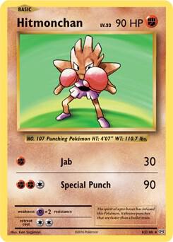 Hitmonchan - 62/108 (XY Evolutions) card from Deck Exclusives