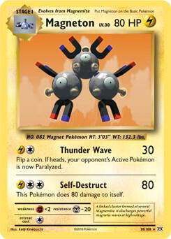 Magneton - 38/108 (XY Evolutions) card from Deck Exclusives