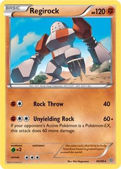 Regirock - 40/98 (XY Ancient Origins) card from Deck Exclusives