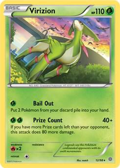 Virizion - 12/98 card from Deck Exclusives
