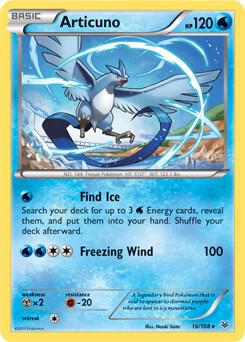 Articuno - 16/108 (XY Roaring Skies) card from Deck Exclusives