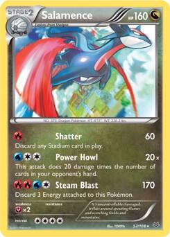 Salamence - 57/108 card from Deck Exclusives
