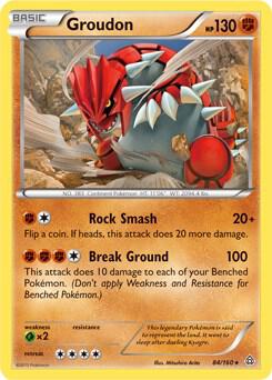 Groudon - 84/160 (XY Primal Clash) card from Deck Exclusives