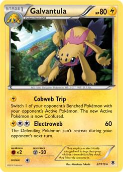 Galvantula - 27/119 (XY Phantom Forces) card from Deck Exclusives