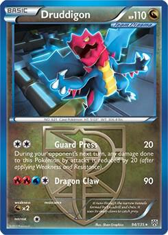 Druddigon - 94/135 (BW Plasma Storm) card from Deck Exclusives