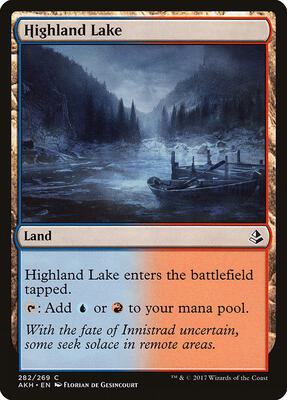 Highland Lake card from Amonkhet