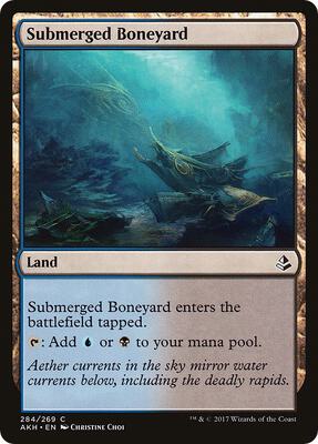Submerged Boneyard card from Amonkhet