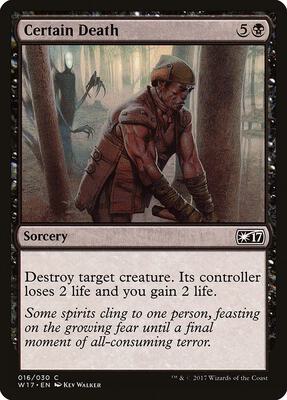 Certain Death card from Welcome Deck 2017