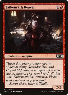 Falkenrath Reaver card from Welcome Deck 2017