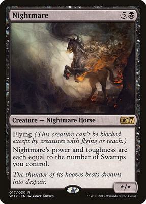 Nightmare card from Welcome Deck 2017