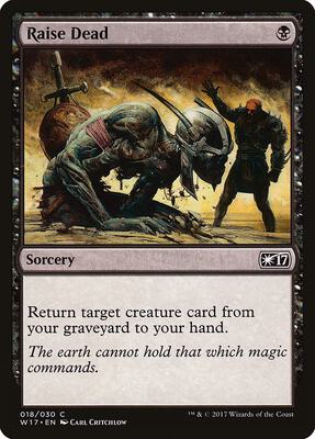 Raise Dead card from Welcome Deck 2017