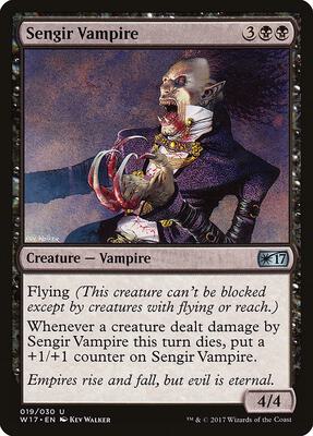 Sengir Vampire card from Welcome Deck 2017