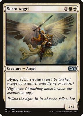 Serra Angel card from Welcome Deck 2017