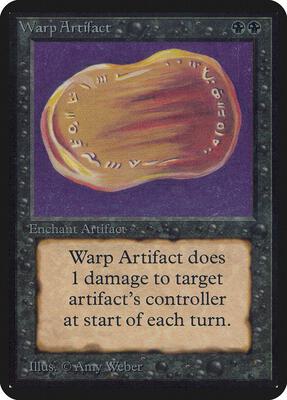 Warp Artifact card from Alpha Edition