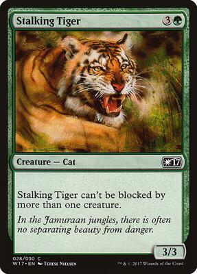 Stalking Tiger card from Welcome Deck 2017
