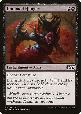 Untamed Hunger card from Welcome Deck 2017