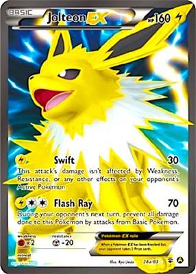 Jolteon EX - 28a/83 card from Alternate Art Promos