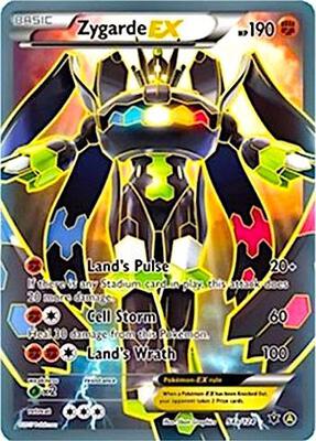 Zygarde EX - 54a/124 card from Alternate Art Promos