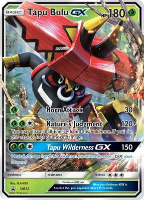 Tapu Bulu GX - SM32 card from SM Promos