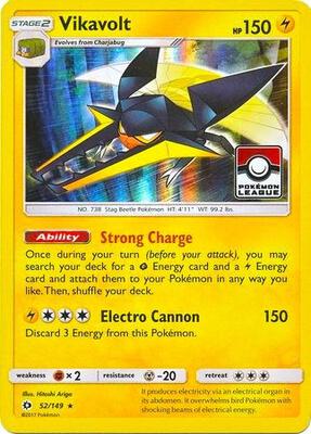 Vikavolt - 52/149 (Pokemon League) card from League & Championship Cards