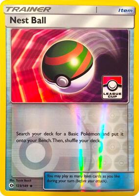 Nest Ball - 123/149 (League Cup) card from League & Championship Cards