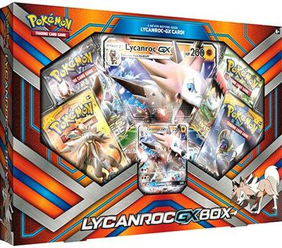 Lycanroc GX Box card from SM Base Set