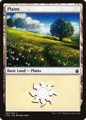 Plains (286) card from Commander Anthology