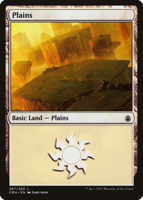 Plains (287) card from Commander Anthology