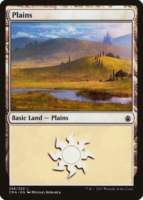 Plains (288) card from Commander Anthology