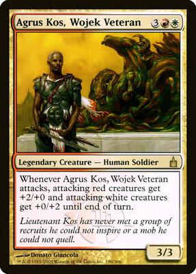 Agrus Kos, Wojek Veteran card from Ravnica: City of Guilds
