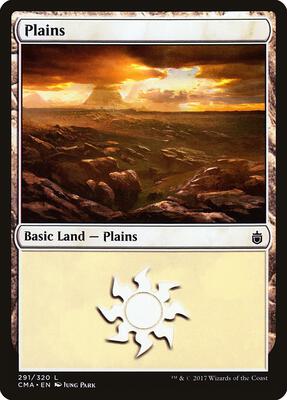 Plains (291) card from Commander Anthology
