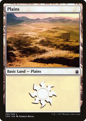 Plains (292) card from Commander Anthology