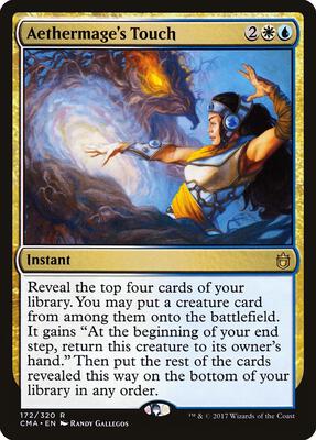 Aethermage's Touch card from Commander Anthology
