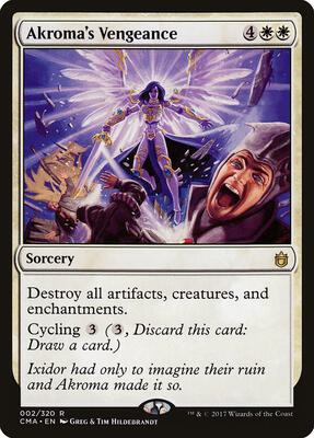 Akroma's Vengeance card from Commander Anthology
