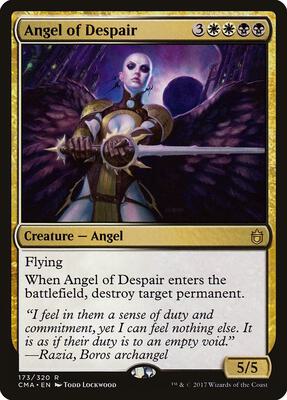 Angel of Despair card from Commander Anthology