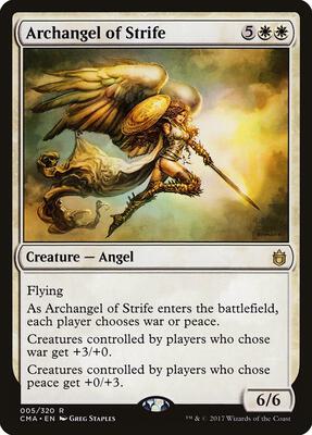 Archangel of Strife card from Commander Anthology