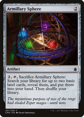 Armillary Sphere card from Commander Anthology