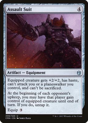 Assault Suit card from Commander Anthology