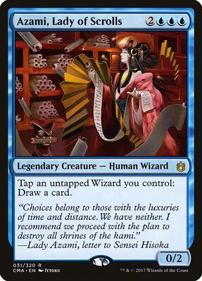 Azami, Lady of Scrolls card from Commander Anthology
