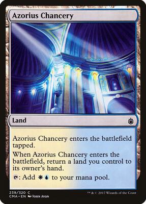 Azorius Chancery card from Commander Anthology