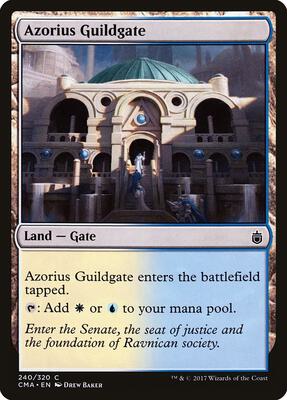 Azorius Guildgate card from Commander Anthology