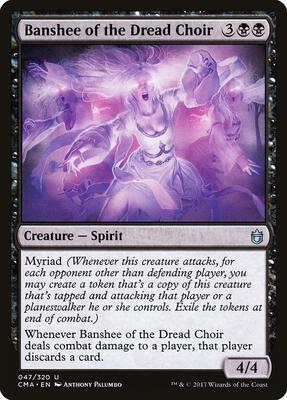 Banshee of the Dread Choir card from Commander Anthology