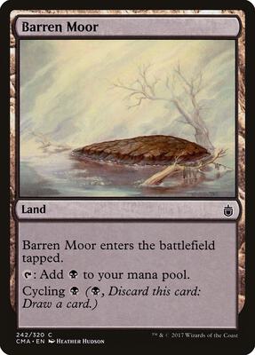 Barren Moor card from Commander Anthology