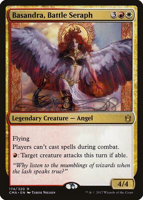 Basandra, Battle Seraph card from Commander Anthology