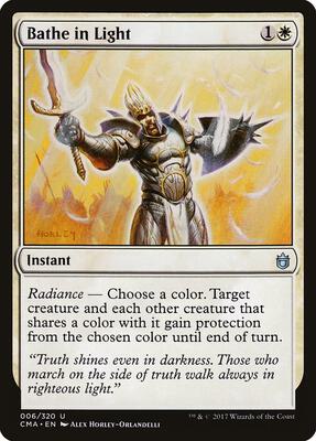 Bathe in Light card from Commander Anthology