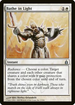 Bathe in Light card from Ravnica: City of Guilds