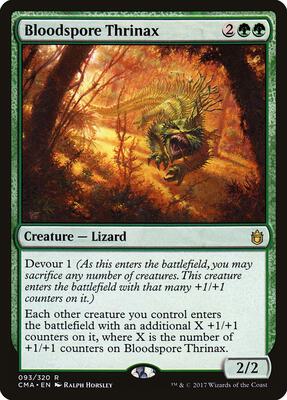 Bloodspore Thrinax card from Commander Anthology