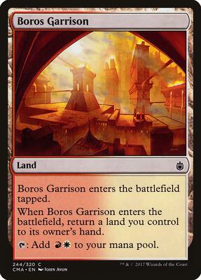 Boros Garrison card from Commander Anthology