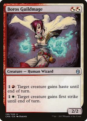 Boros Guildmage card from Commander Anthology